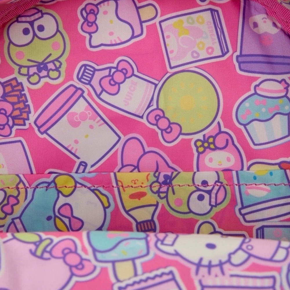 Loungefly Sanrio Hello Kitty Cafe Mini Backpack BNWT NYCC Exclusive Rare Kawaii - Picture 3 of 5